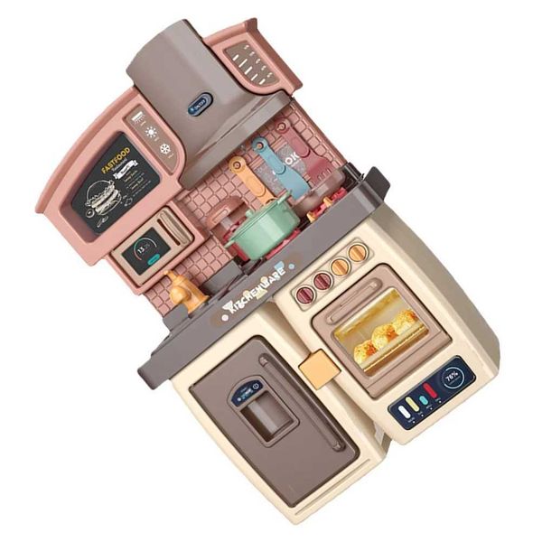 Game Kitchen Toys Utensils Girls Toys Childrens Interactive Childrens Cognitive Settings Practice Cooking Simulation W241119