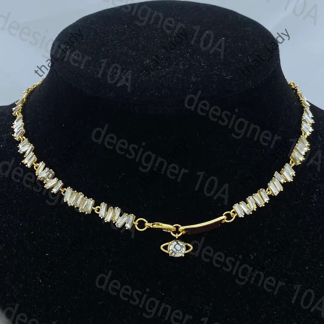 Saturn necklaces designer necklaces for women&#039;s Elegant viviannee pearl Valentine&#039;s Day Engagement Punk Rock Jewellery silver westwood Jew