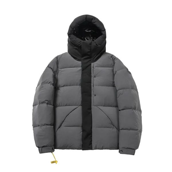 mens madeira puffer down jackets hooded winter jacket embossed letter placket outerwear coats size S-M-L-XL-XXL jacket winter saess