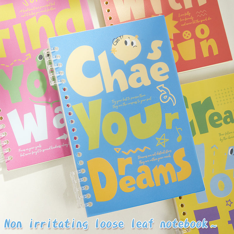 College-Ready Multicolored A5-B6 Notebooks Flexible Pages for Easy Writing