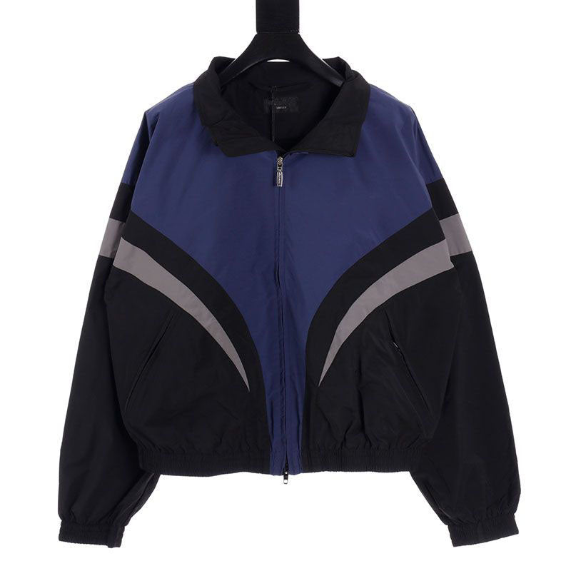 Desinger Men&#039;s Tracksuits 3b Sports Icon Apricot Black Patchwork Jacket Street Style Plain Oversized Logo Outerwear top quality