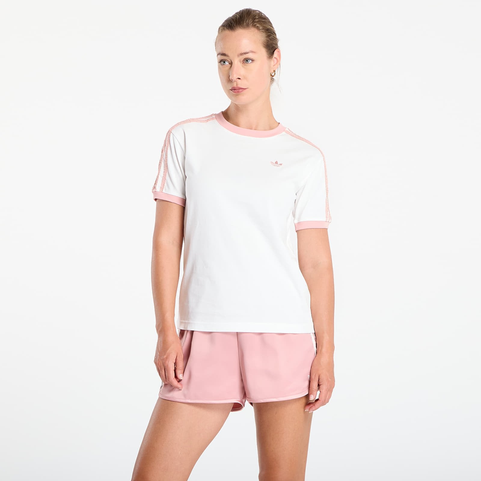 Koszulka adidas Originals Ruffle 3-Stripes T-Shirt Off White S
