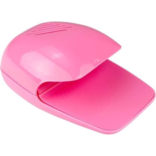 Cute Nail Dryer for Kids, Christmas Gifts for Girls, Quick Dry Pink Nail Fan Dryer, Mini and Portabe Nail Dryer for Regular Polish, Perfect Addition t