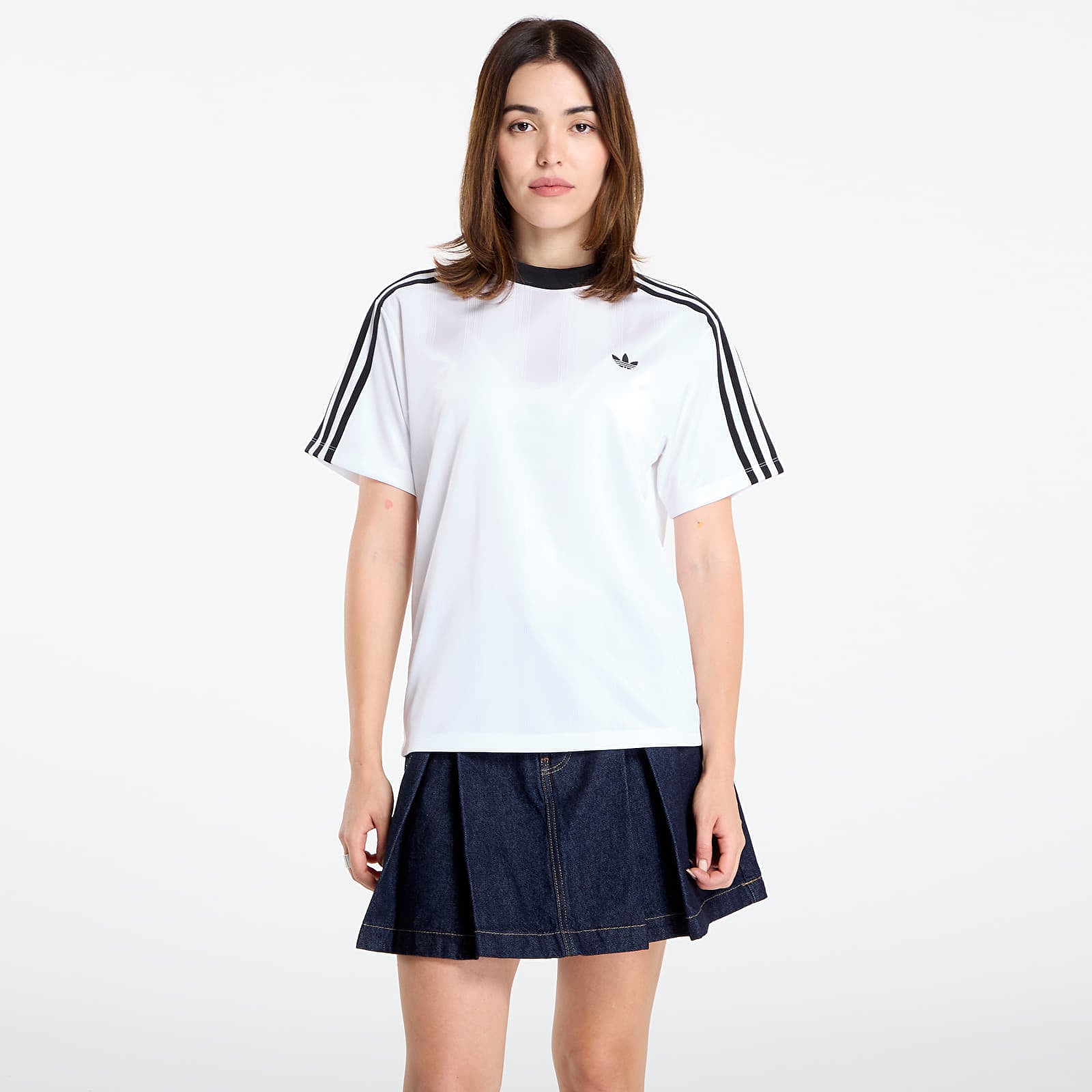 Koszulka adidas Adicolor Football Jacquard T-Shirt White XL