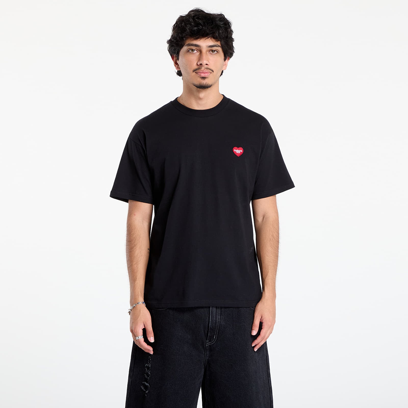 Koszulka Carhartt WIP S-S Heart II Hartt T-Shirt Black XS