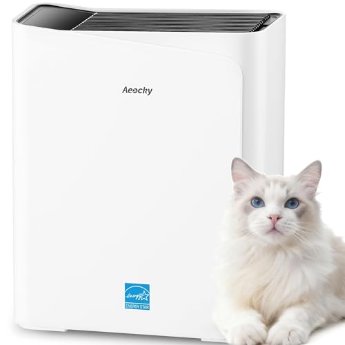 2300 ft² Energy Star Air Purifiers, AEOCKY Proprietary YearChange Filter Tech, with Multi-Effect Filter, Washable Pre-Filter, Scent Capsule, Air Qual