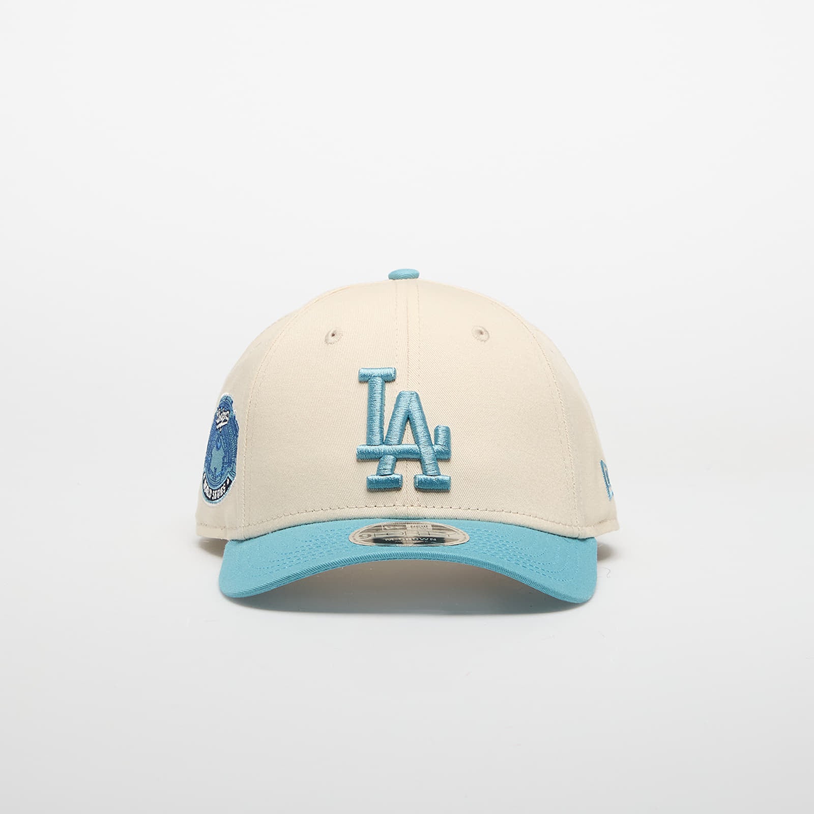 New Era 9FORTY LA Dodgers MLB M-Crown Adjustable Cap Colour Block Cream Universal