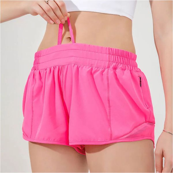 Womens Yoga Shorts Outfits With Exercise Fitness Wear Short Pants Girls Running Elastic Pants Sportswear Pockets Women Leggings