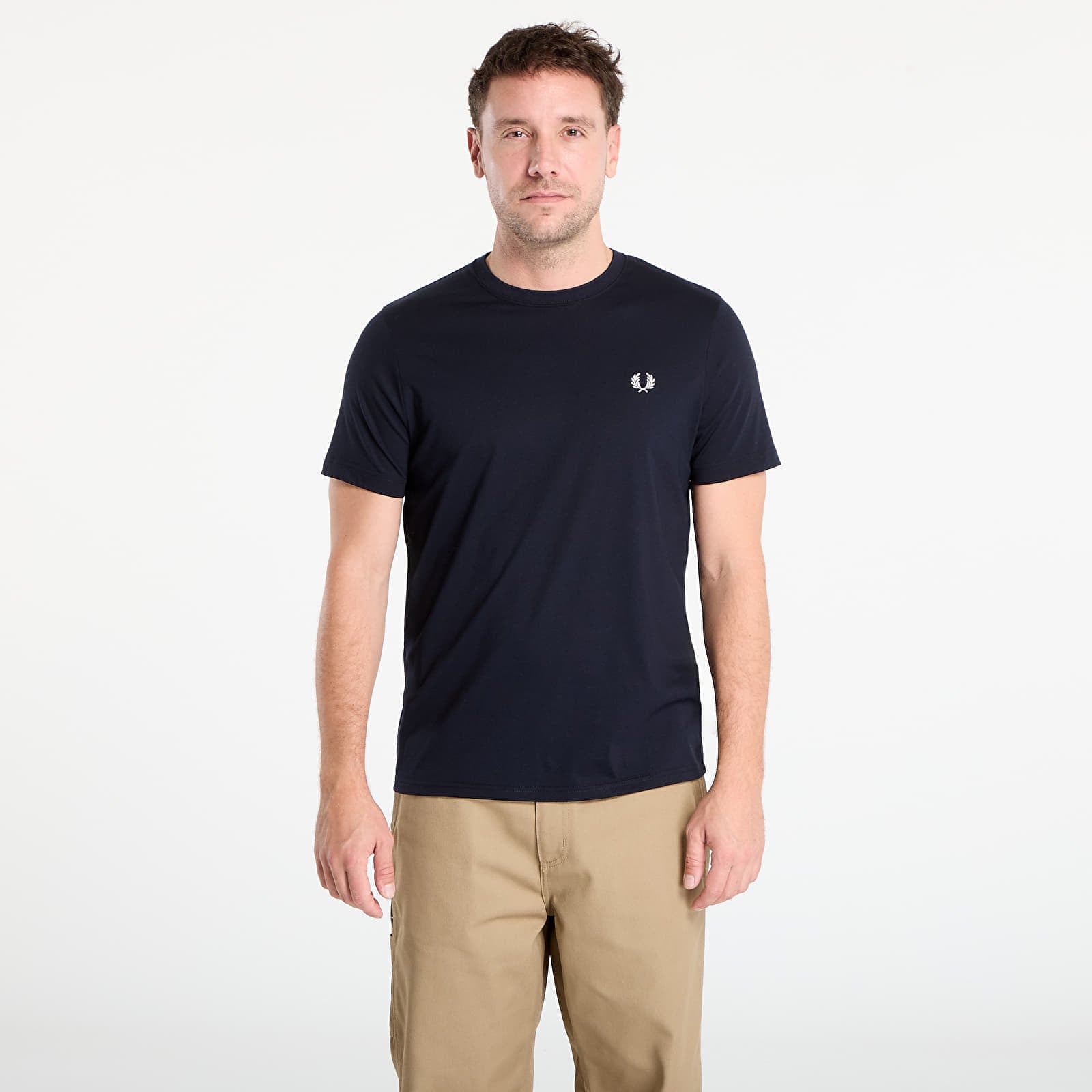 Koszulka FRED PERRY Crew Neck T-Shirt Navy S