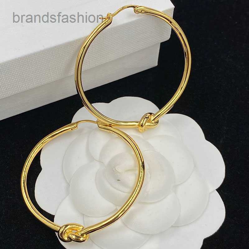 2025 Designer 2023 Knot Hoops Earrings Women Gold Jewelry Huggie Earring Classic Circle Hoop Jewlery Charm Earings Stud Earing CYD239086-3