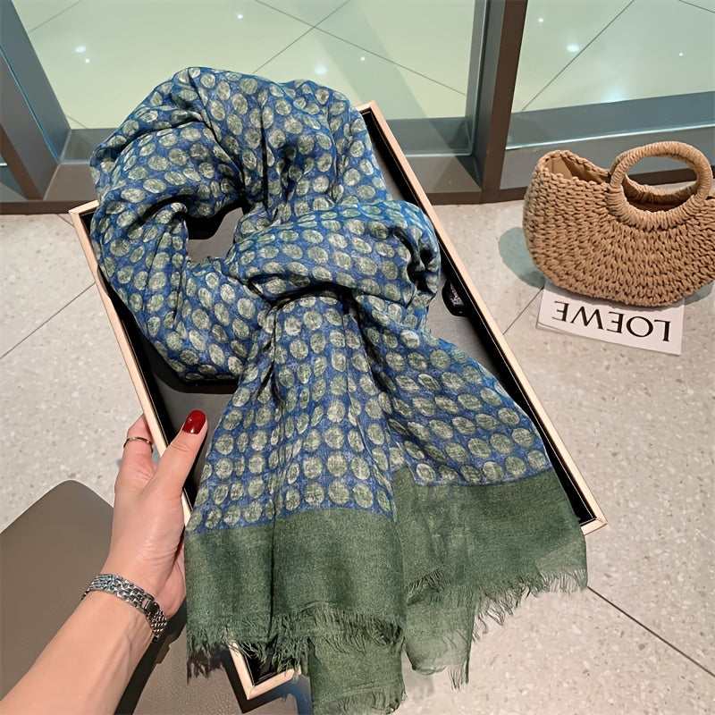 TEMU Thin Scarf For Women Korean Style Spring And Versatile Scarf Long Yarn Scarf Summer Large Shawl Air Conditioner Towel
