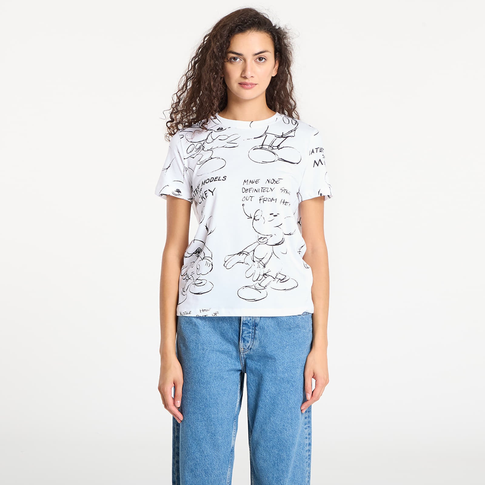 Koszulka Desigual Mickey Sketch T-Shirt White L