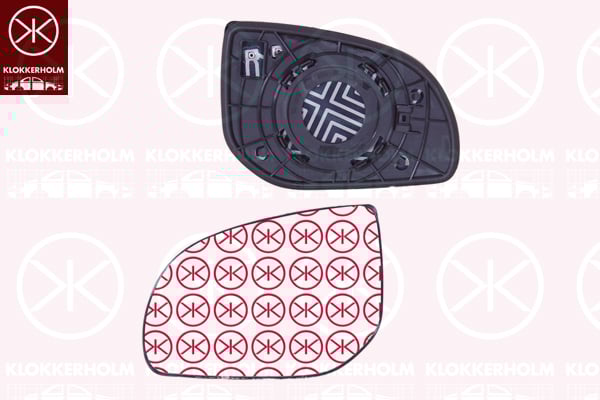 Mirror Glass, exterior mirror KLOKKERHOLM 31281062