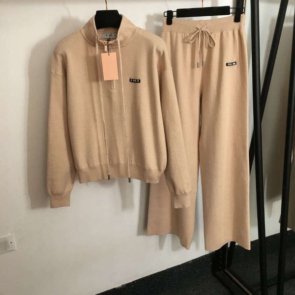 tracksuit women designer Hoodie women brand spring two piece set fashion letter logo ladies Long sleeved pullover knitted sweater girl Knitt