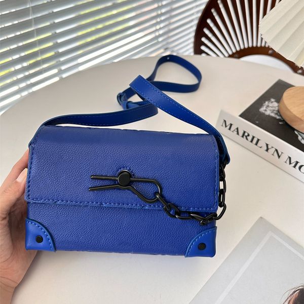 Designer Steamer Wearable Bags Mini Trunk Shoulder Bags Messenger Crossbody Bag Embossing Monograms Taurillon Luxury Leather Box Clutch Chai