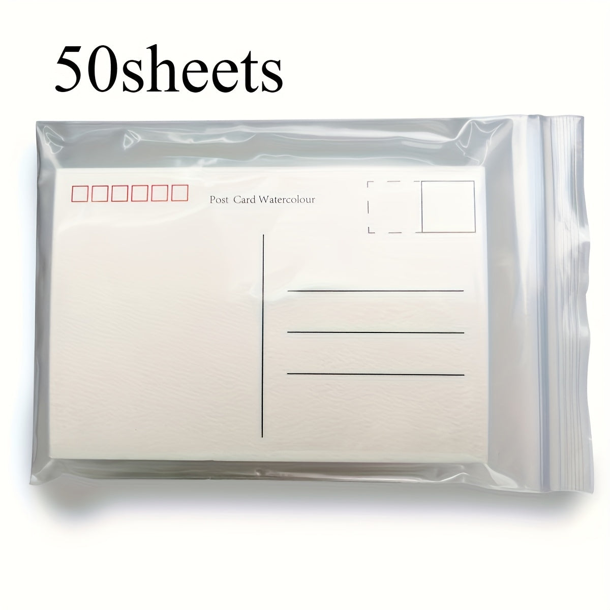 TEMU 50 Sheets Postcards - Acid-free, Medium Coarse Grain, High- For Diy Art & Notes, Watercolor Painting, Diy Cards | Neutral Aesthetic | Acidfree