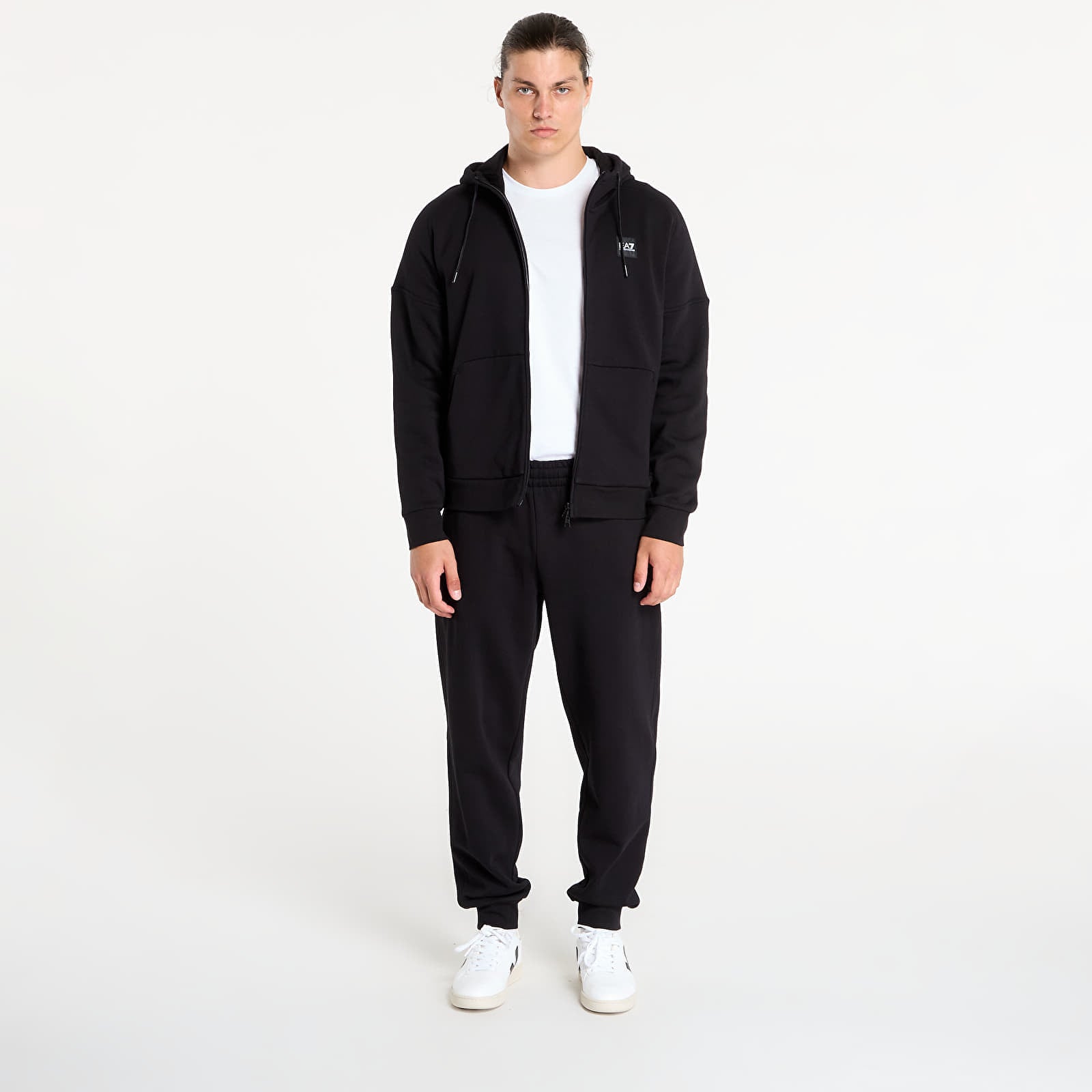 Bluza EA7 Emporio Armani Train Visibility M T-Suit Hood Black - Cream XL