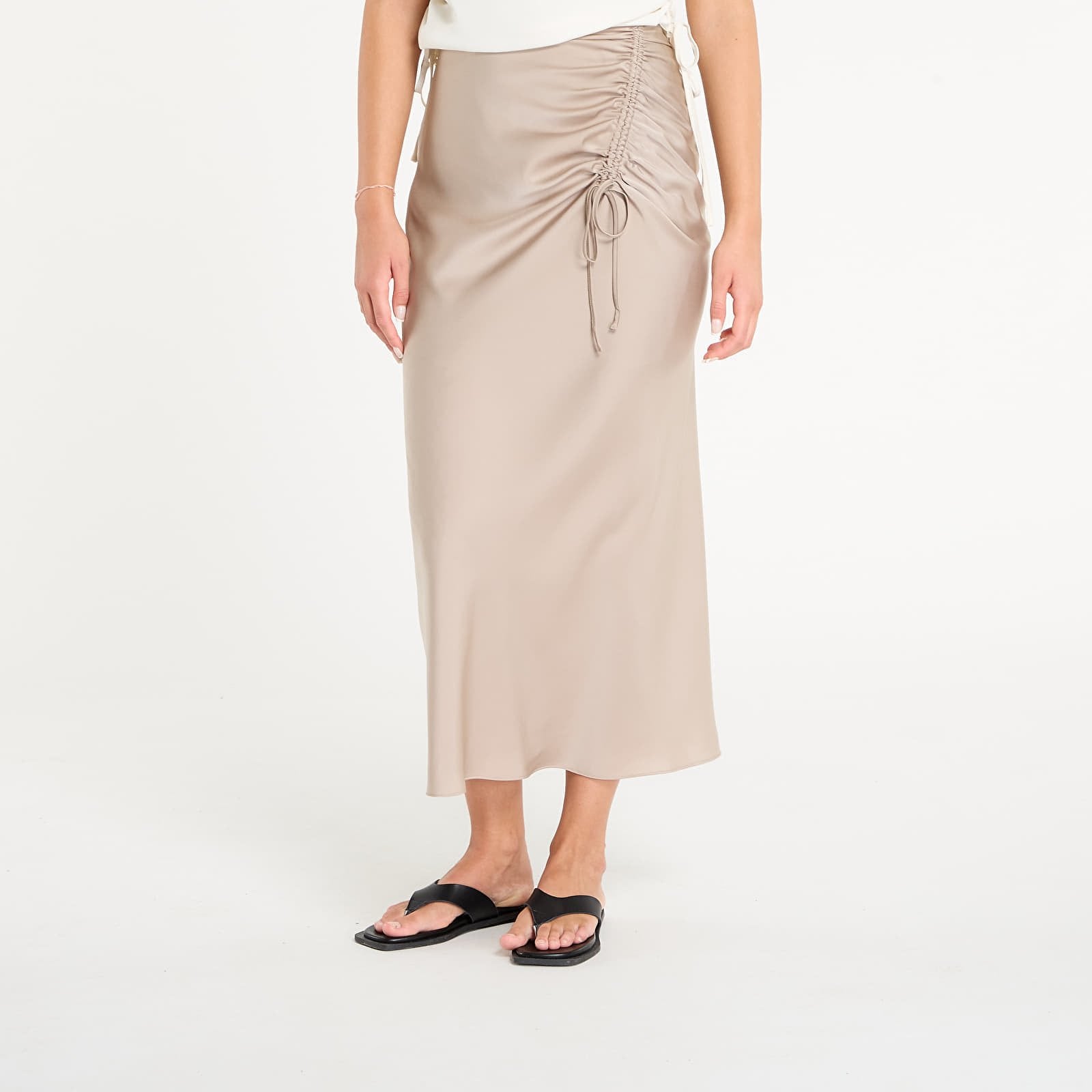 Spódnica AllSaints Alexia Skirt Taupe Grey 29