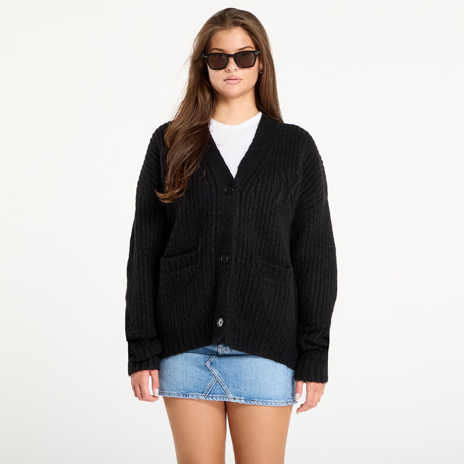 New Era MLB Knit Cardigan New York Yankees Black XL