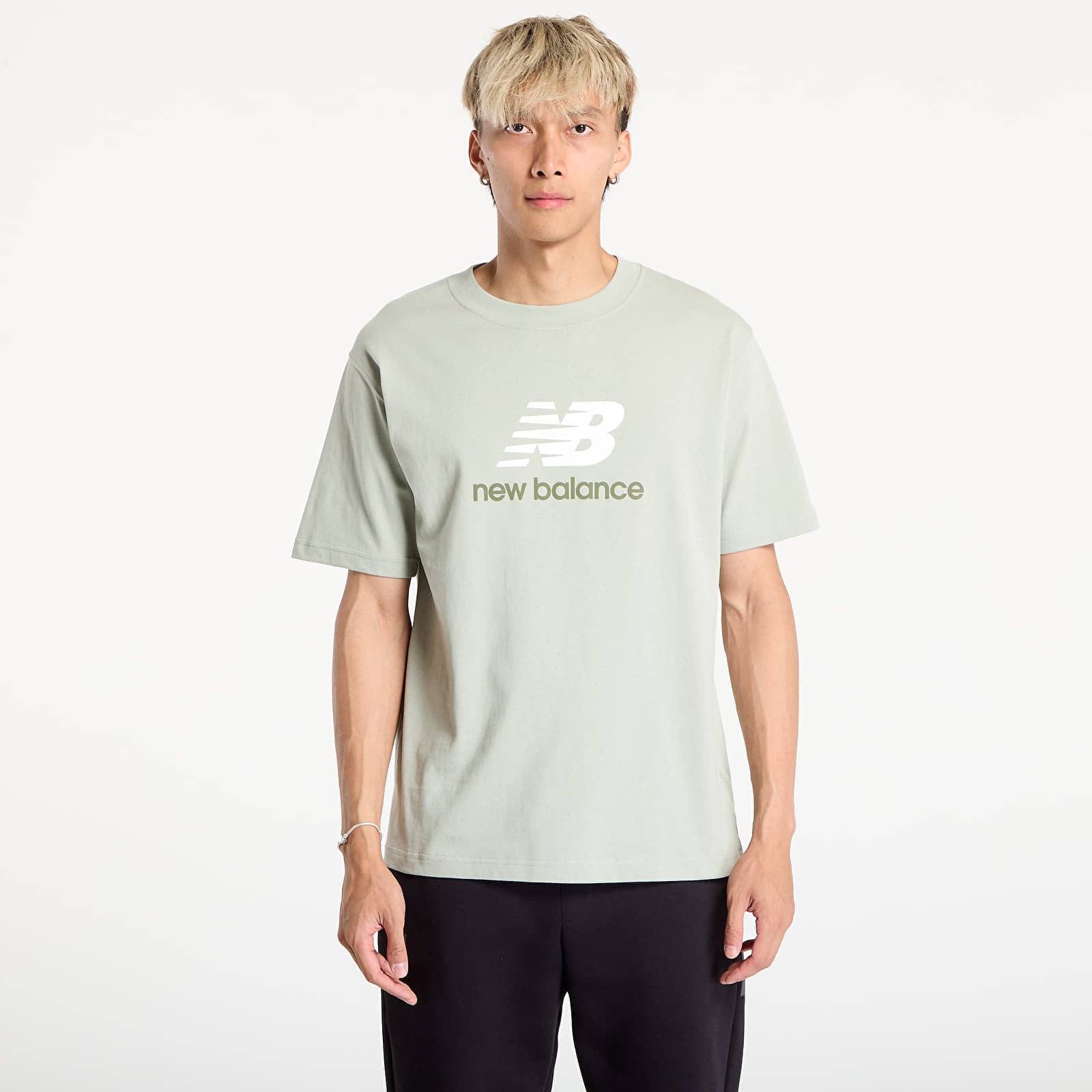 Koszulka New Balance Athletics Logo T-Shirt Green M