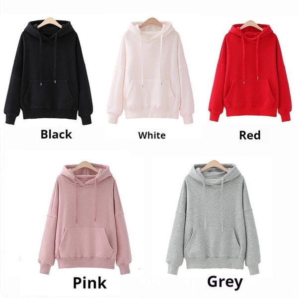 New autumn winter loose and plush thick hooded sweatshirt female students, Korean version couples, class clothes, top for women, outerwear