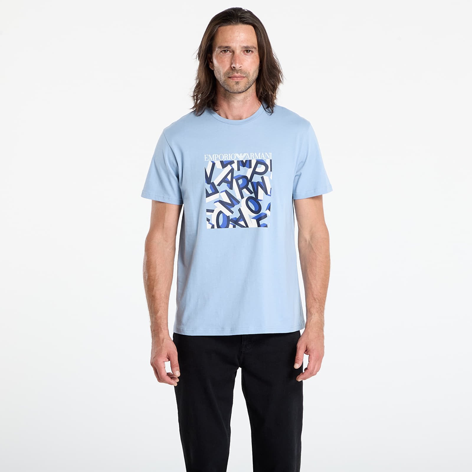 Koszulka EA7 Emporio Armani Crew Neck T-Shirt Ashley Print Lettering S