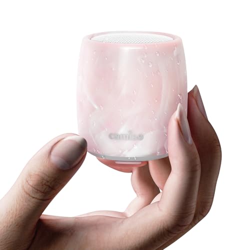 comiso Small Speaker, IPX7 Waterproof Bluetooth Speaker with Stereo Sound and Robust Bass, Mini Speakers with Hands-Free Call, Portable Speakers for S