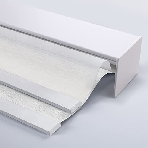 ZSHINE Day and Night Dual Layers Manual Safe Cordless Roller Blinds Shades Cloth Grain and Jacquard Series with Valance Suitable for Home, Office, Hot