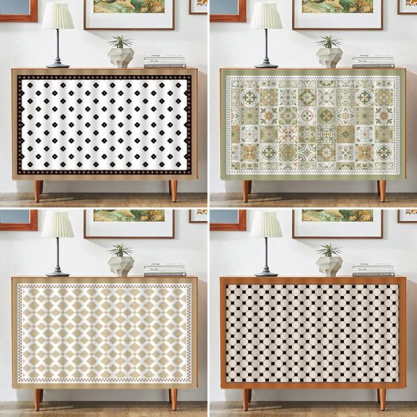 Kitchen Cabinet Curtain Dustproof Drape Cupboard Wardrobe Cover Ins Short Curtains Washable Half Drapes Home Decor Cortinas