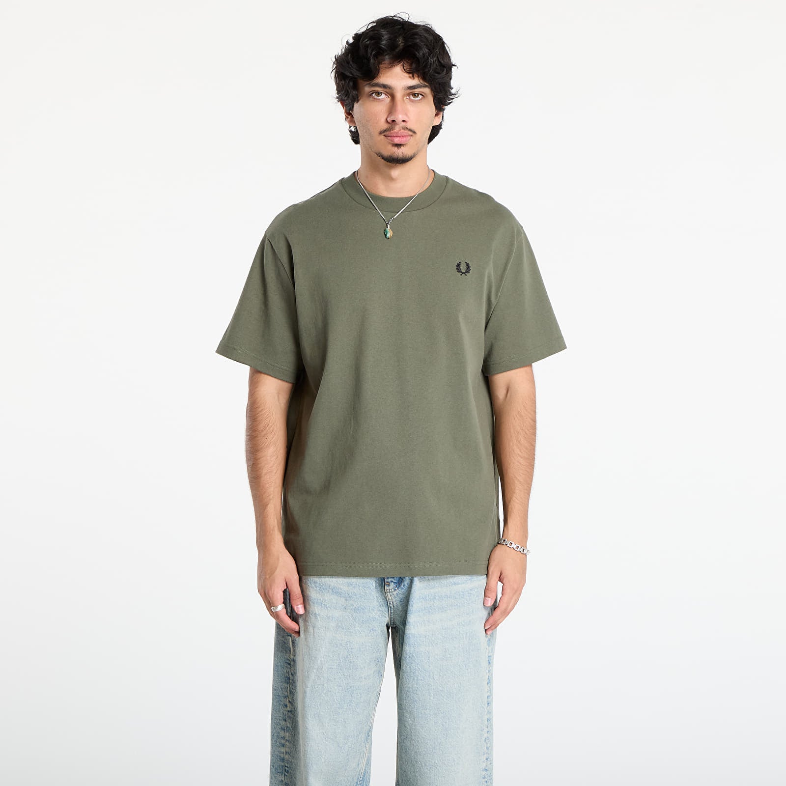 Koszulka FRED PERRY Relaxed T-Shirt Laurel W Green M