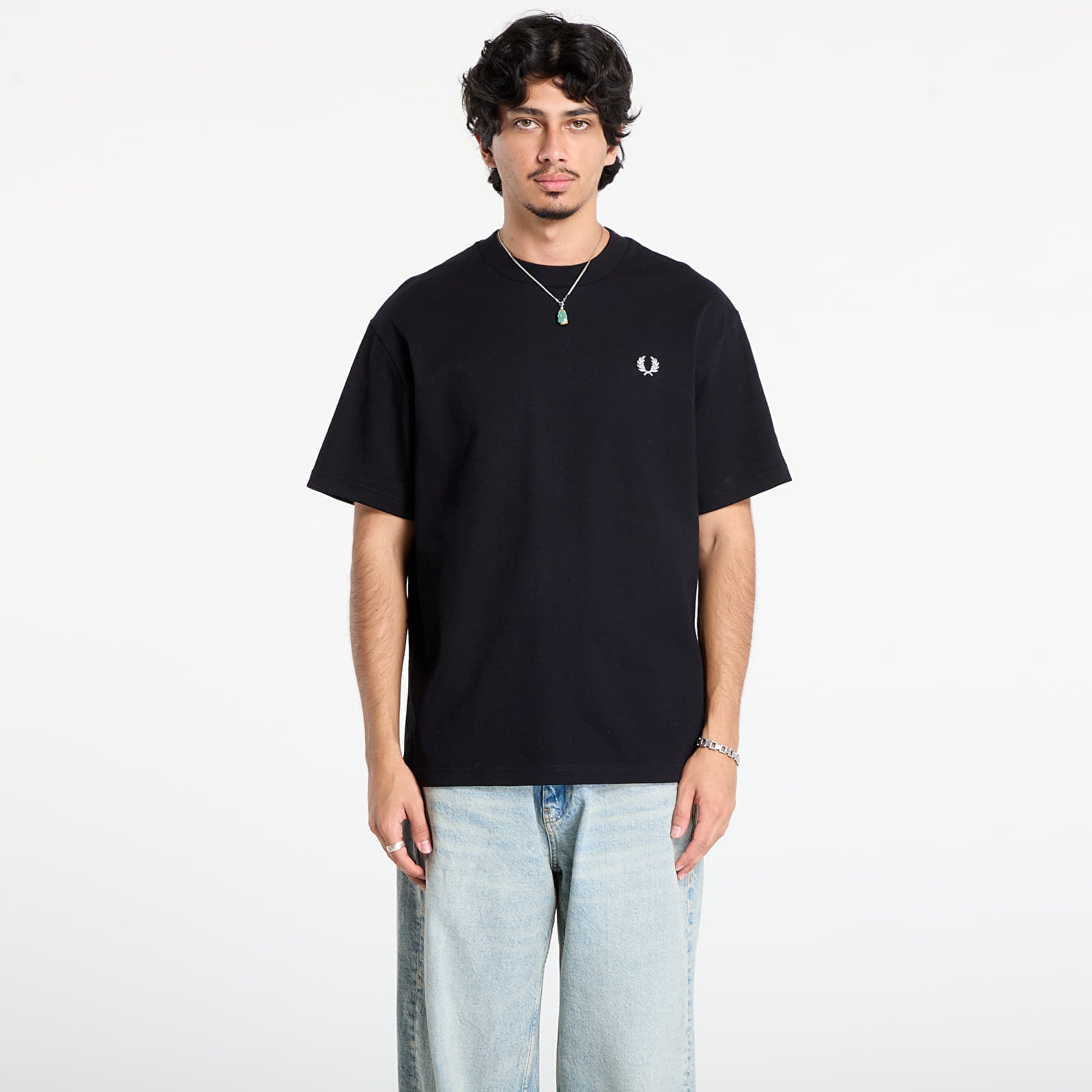 Koszulka FRED PERRY Relaxed T-Shirt Black S