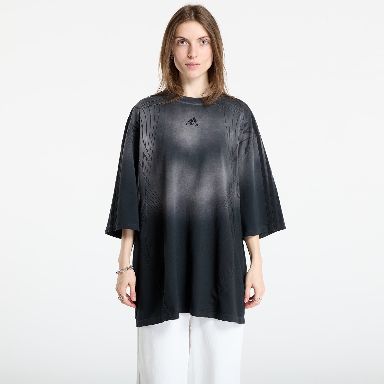 Koszulka adidas Adilenium Season 4 Teamgeist Oversized Washed T-Shirt Black- Grey Six L