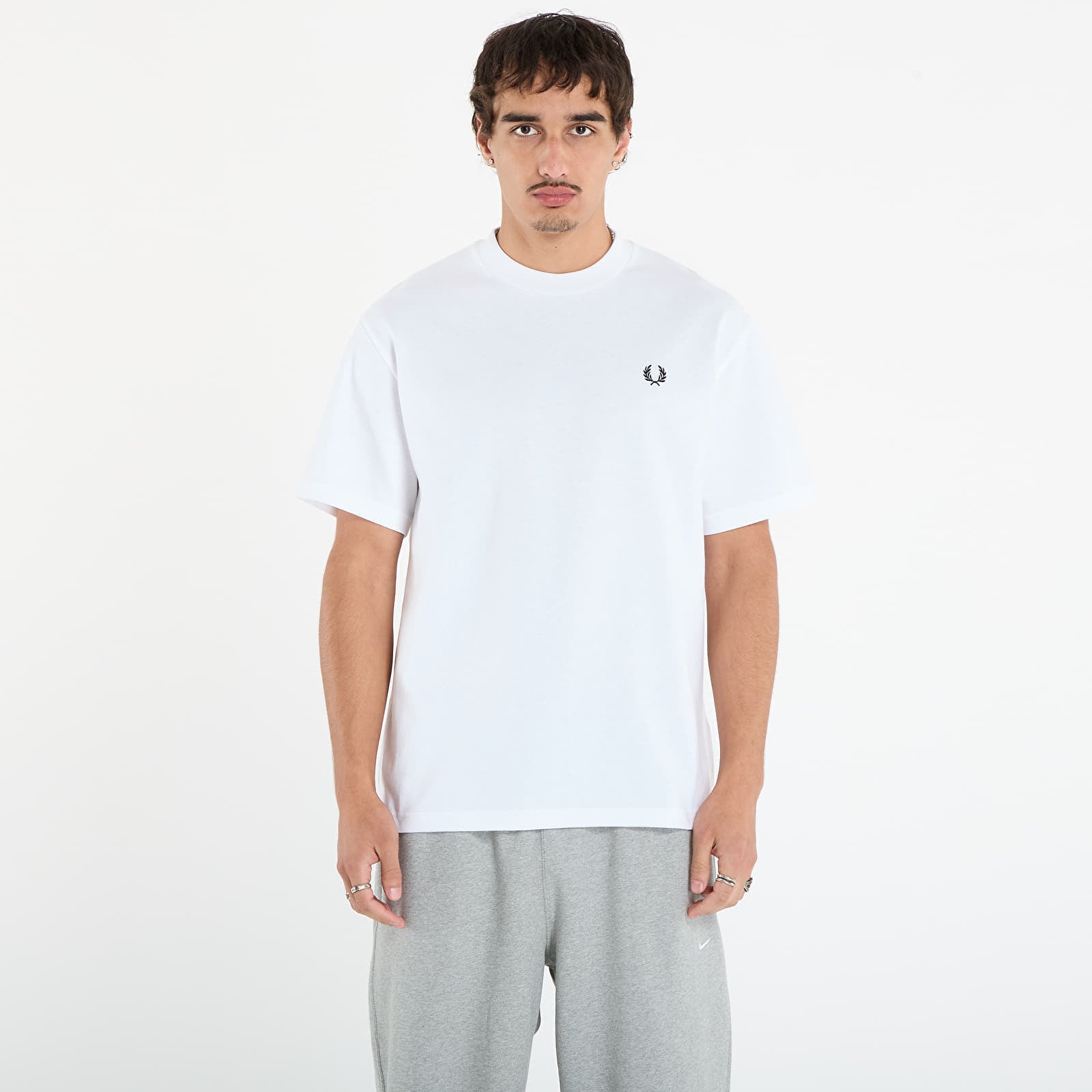 Koszulka FRED PERRY Relaxed T-Shirt White M