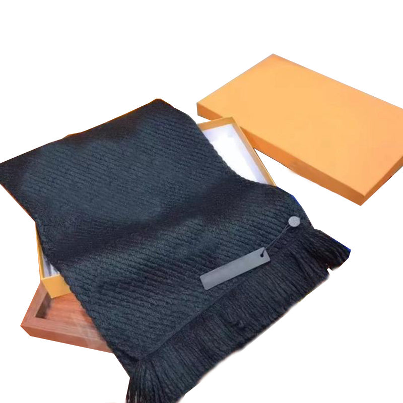 2022 Wool Scarfs Winter Luxury 100% Cashmere Scarf Men Women High End Designer Classic BOversized ig Letter pattern Pashmina shawl Scarves New Gift