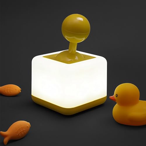 Nursery Night Light, Toggle Switch Night Lamp for Bedroom, USB Rechargeable Lamps 2 Light Modes, Stress-Reliever Toy Bedside Delay-Off Nightlight for