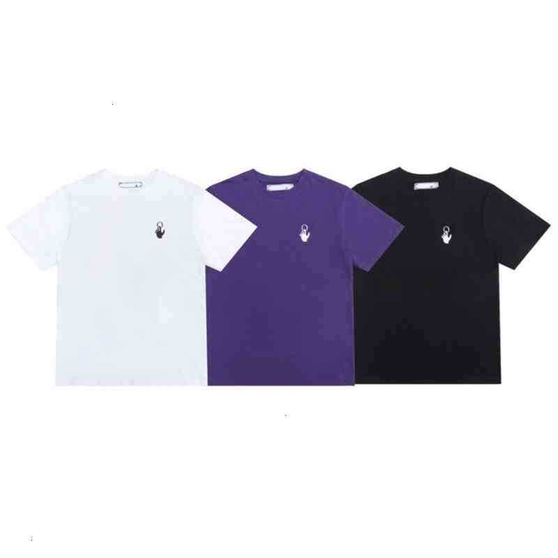 Off Men&#039;s T Shirts Mens Designers t Brands High-quality Fashion Luxury T-shirt Cotton Loose Arrow Badge Original Bags Women Tops Tees Casual Sp