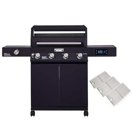 Monument Grills 4-Burner Liquid Propane Gas Smart bbq Grill Denali 425 with Cooking Grids(2 Items) D425 with Cooking Grids