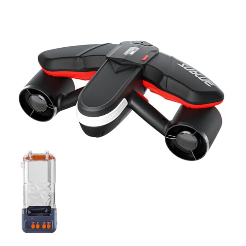 Navbow Underwater Scooter (Red) with H1+ Smart Waterproof Phone Case Bundle Set