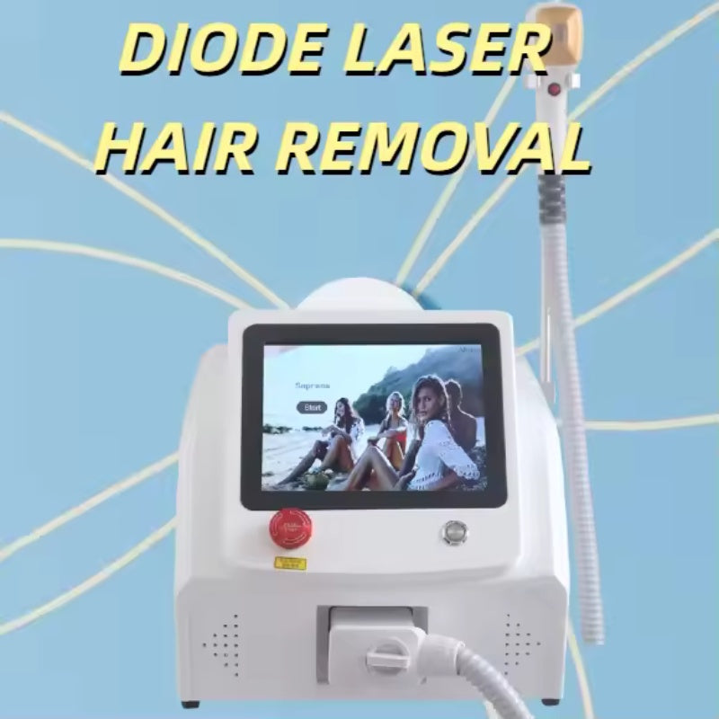 3500W Laser Hair Removal Machine New Axillary Hair and Leg Hair 3 Wavelength 808nm Diode Rejuvenator Painless Effective Salon