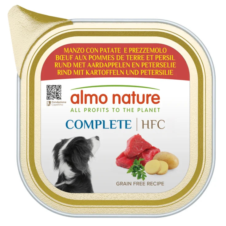 Almo Nature Hfc Hund Komplett Nötkött Potatis 150G