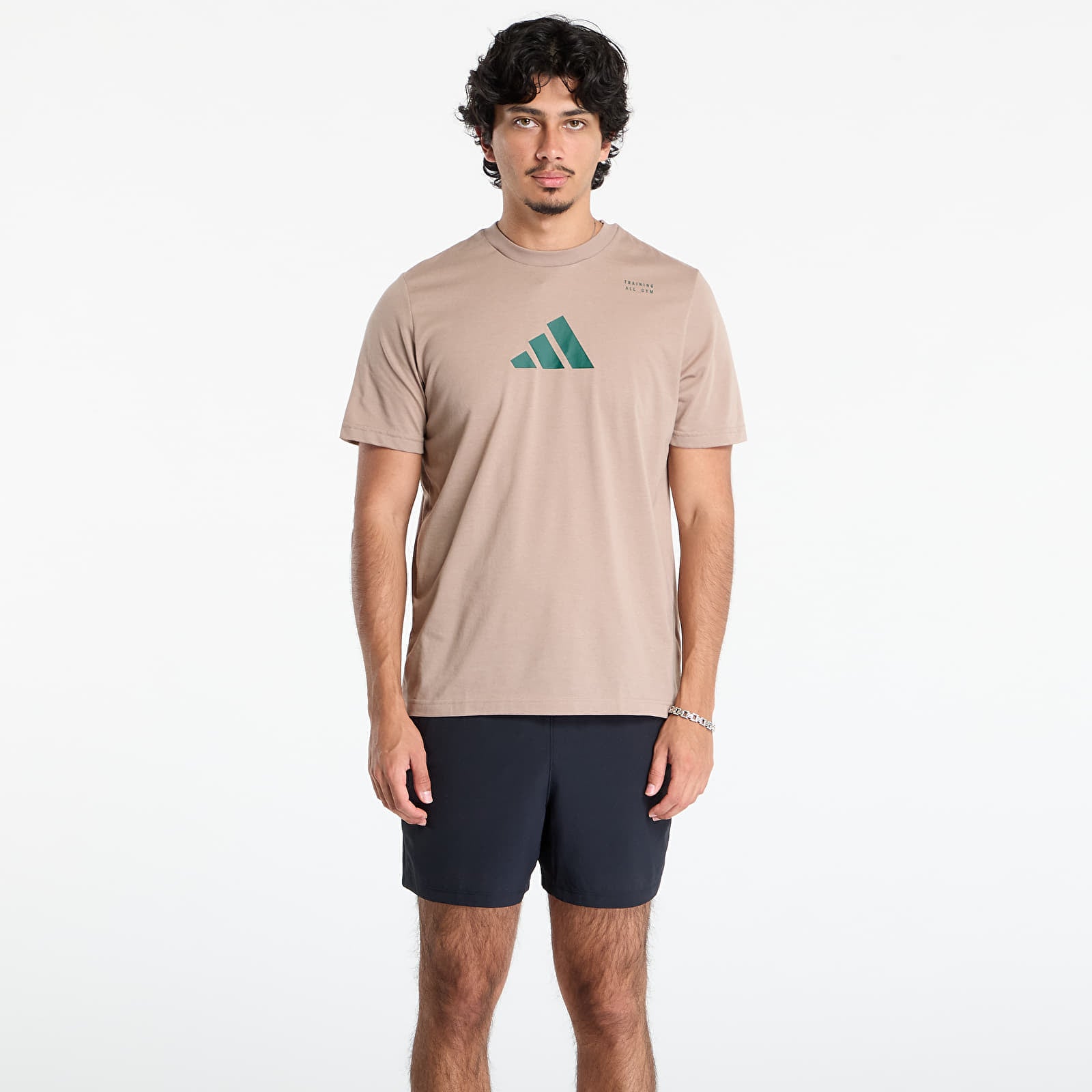 Koszulka adidas CLIMACOOL Category Training Graphic T-Shirt Chalky Brown- Earth Strata S