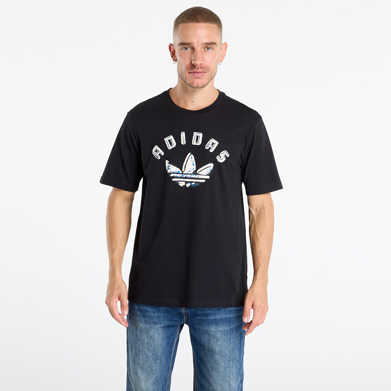Koszulka adidas Graphic T-Shirt Black- Cream White L