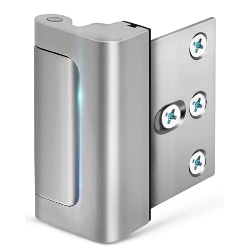 EverPlus Home Security Door Lock for Kids Safety, Childproof Door Reinforcement Lock for Front Door Withstand 800 lbs for Inside Swinging Door, Upgrad