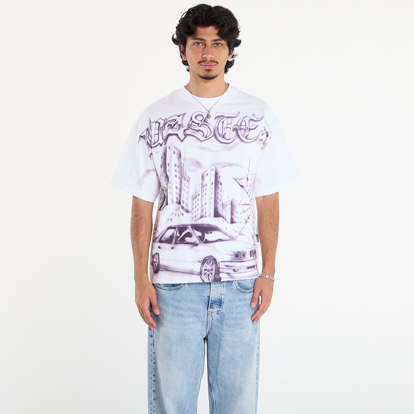 Koszulka Wasted Paris M Atm Boxy T-Shirt White XL