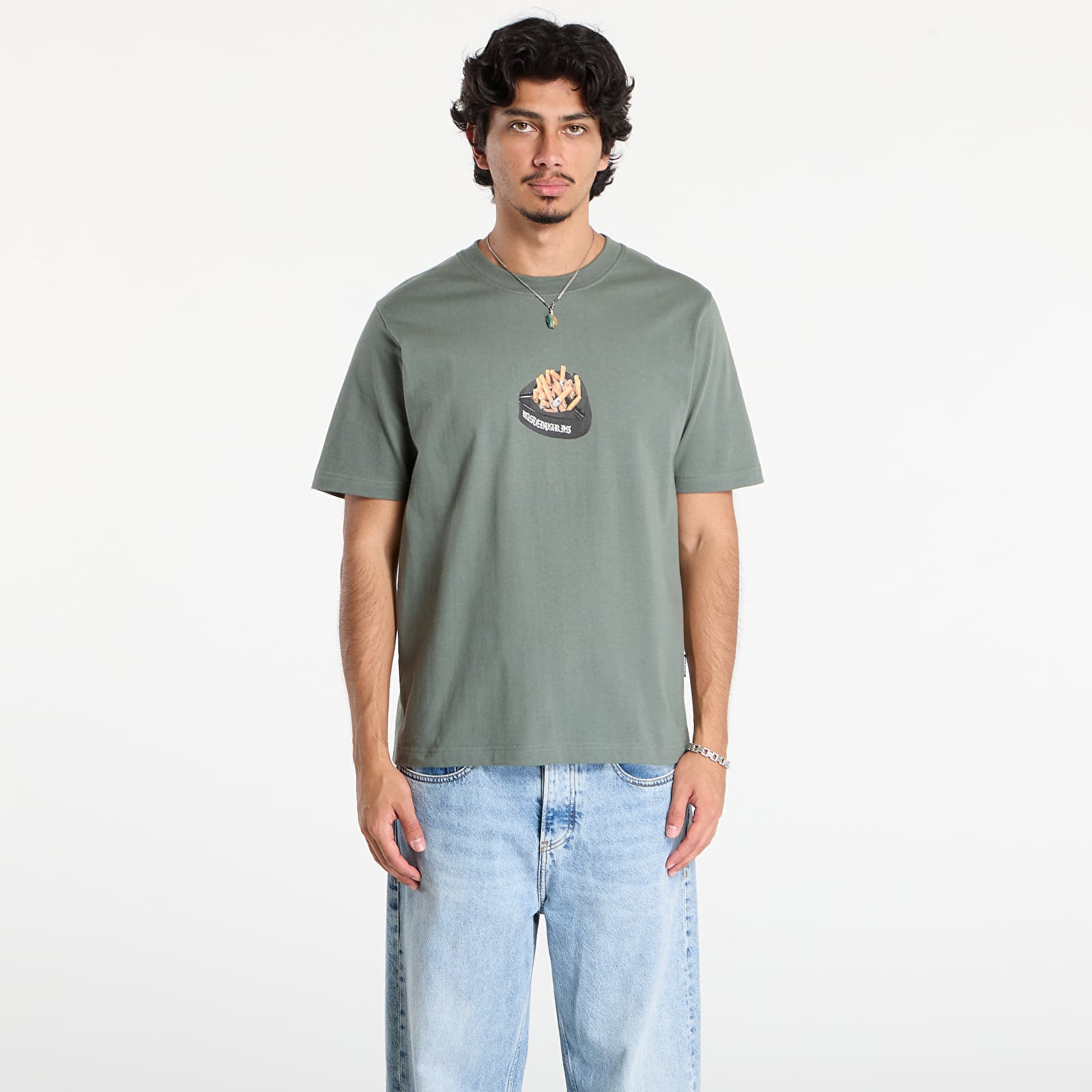 Koszulka Wasted Paris M Ashtray T-Shirt Lichen Green L
