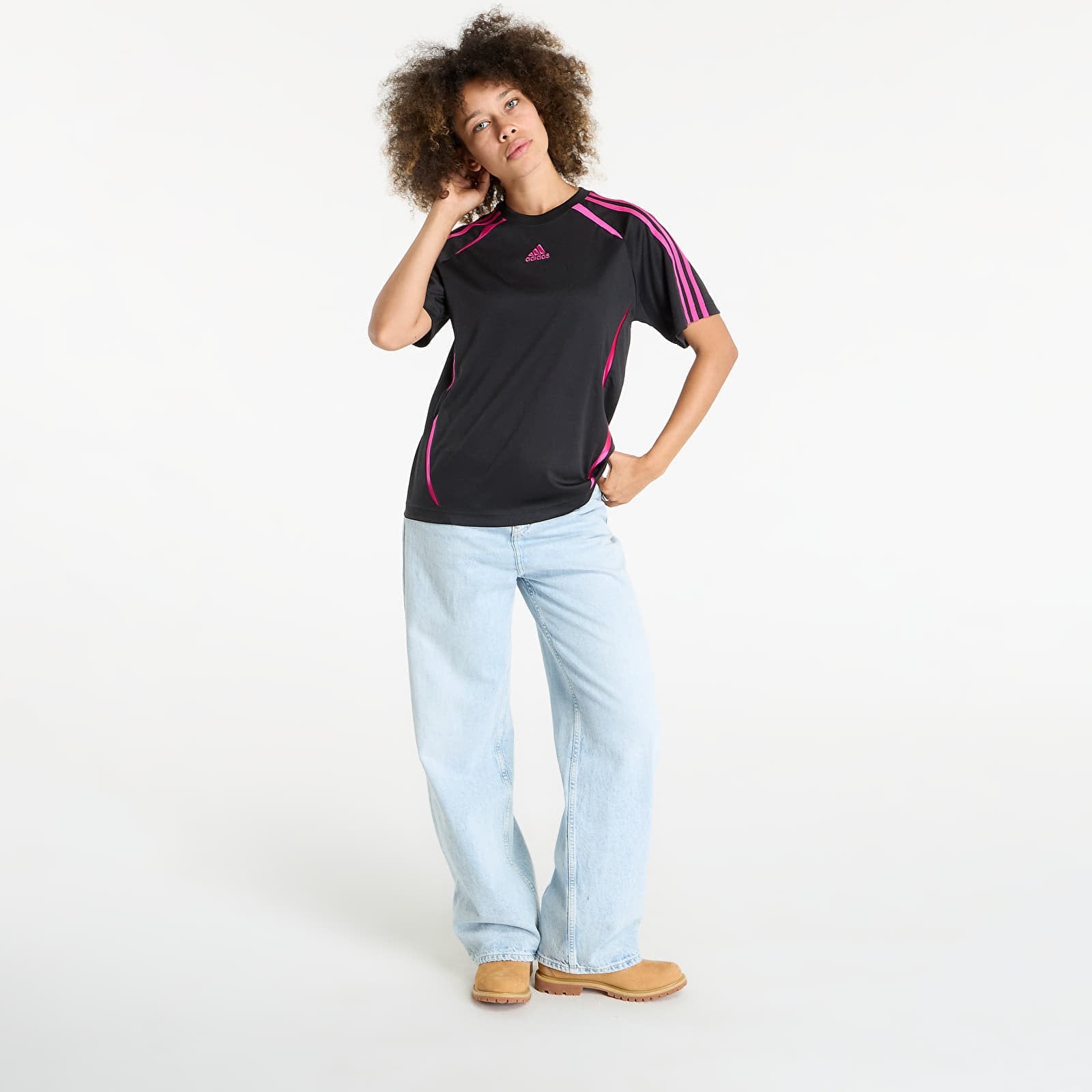 Koszulka adidas Adicolor Teamgeist Loose T-Shirt Black L