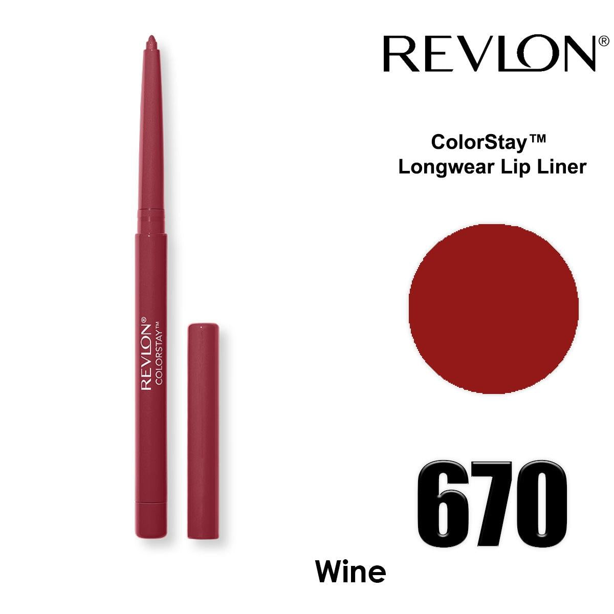 Rtěnka Revlon colorstay wine 670