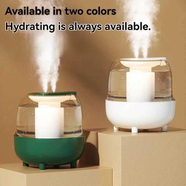 Humidifiers Usb Double Fog Spray Low Noise Home Bedroom Office Night Light New 5L large Capacity Humidifier S2411307