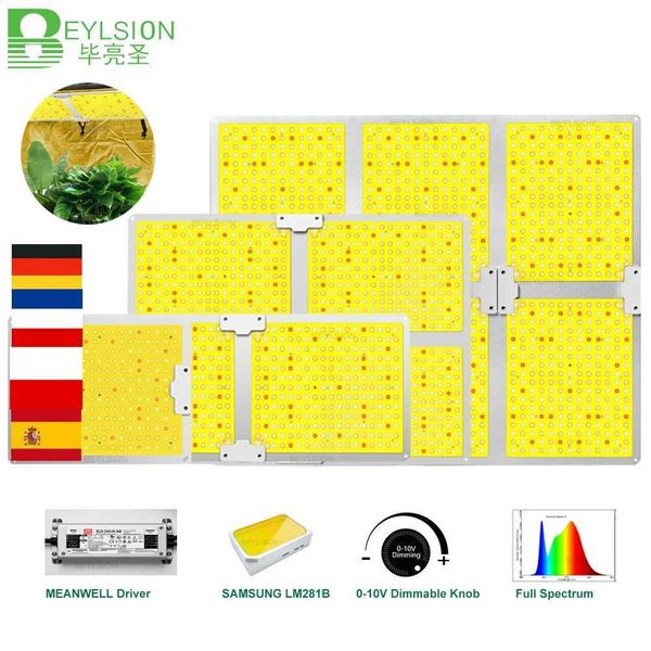 Other Garden Supplies BEYLSION Full Spectrum With Daisy Chain LED Grow Light Plant Growing Lamp SAMSUNG LM281B For Grow Tent Room Complete K