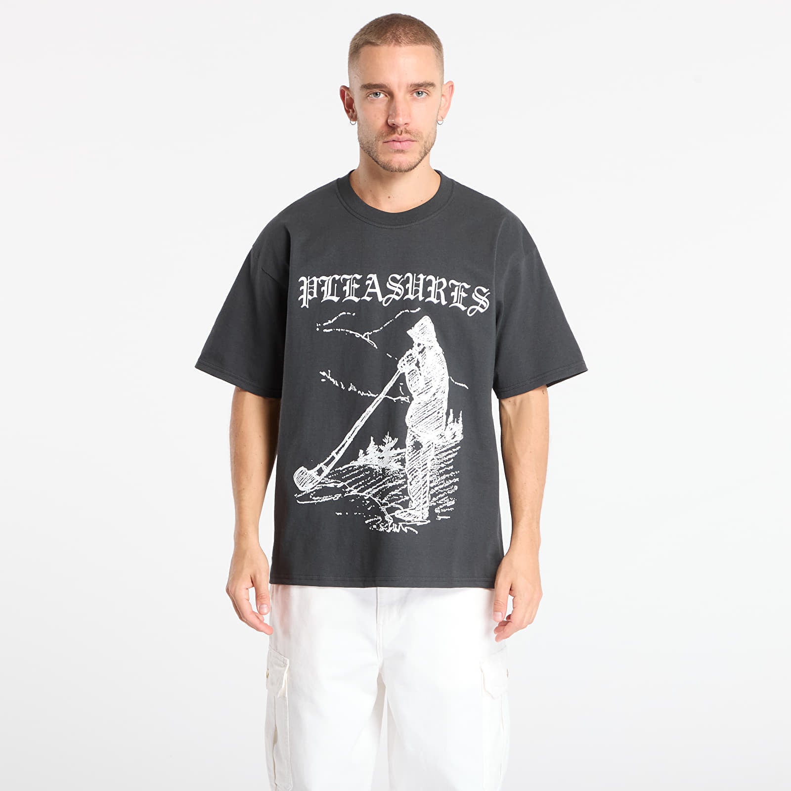 Koszulka PLEASURES Pipe T-Shirt Vintage Black M